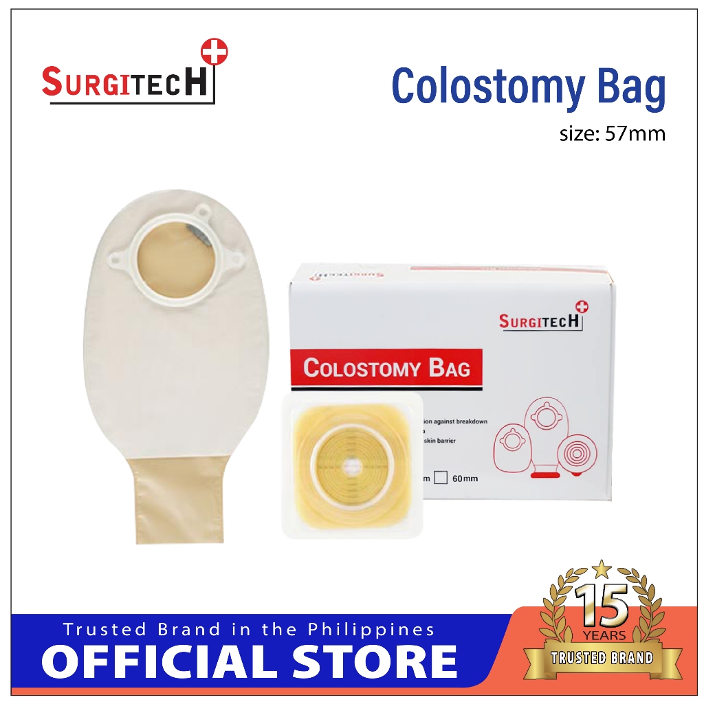 10 pcs Surgitech Colostomy Bag 57mm | Shopee Philippines