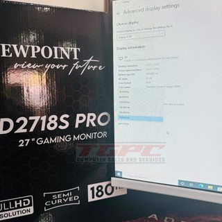 Viewpoint 27inch 180hz Semi Curve Monitor | Shopee Philippines