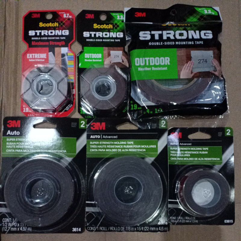 3M Super Strength Molding tape./double sided tapes | Shopee Philippines