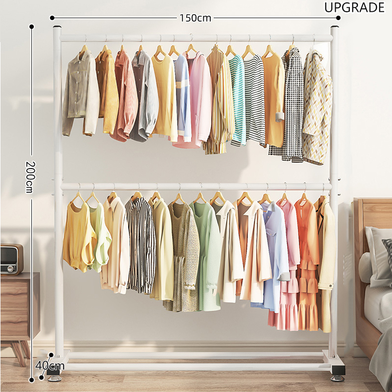 Clothes Rack Stand Hanger Rack Sampayan Heavy Duty Metal Drying Rack ...