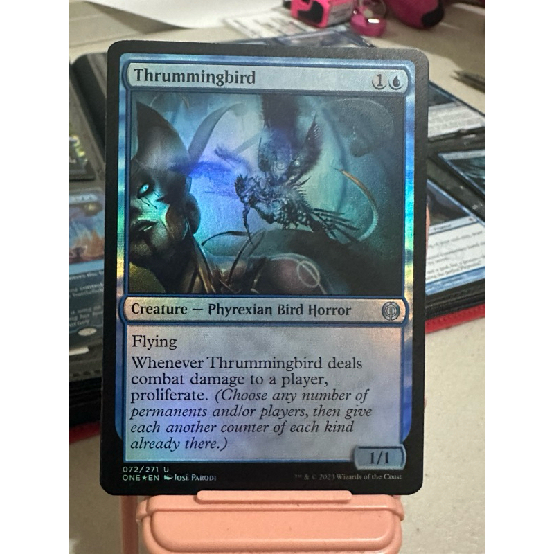 mtg magc thrummngbrd modern masters ENGLSH FRENCH colperver