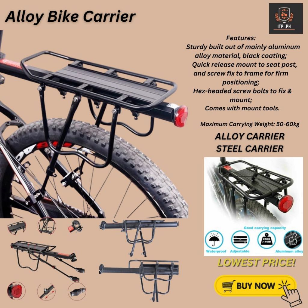 Alloy bike carrier hotsell