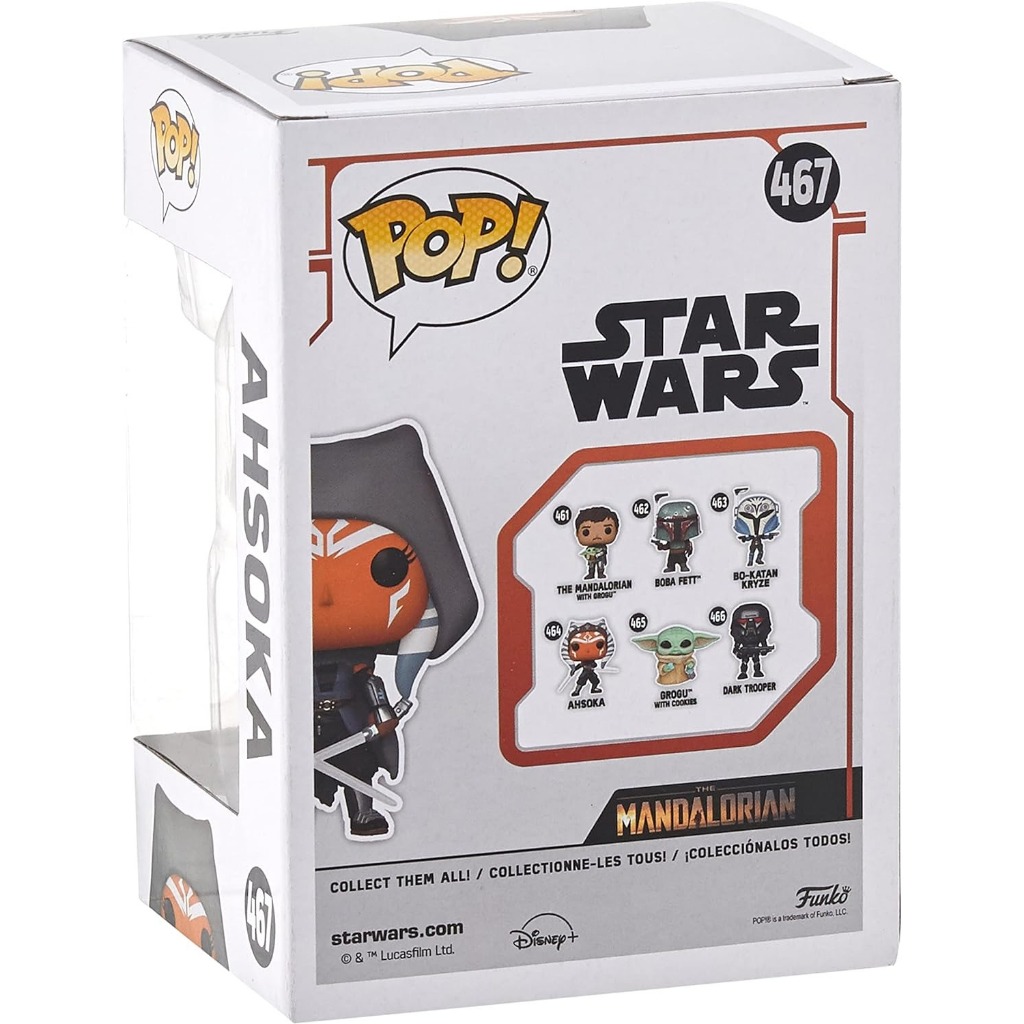 Funko Pop! Star Wars: The Mandalorian - Hooded Ahsoka with Dual Sabers 467  | Shopee Philippines