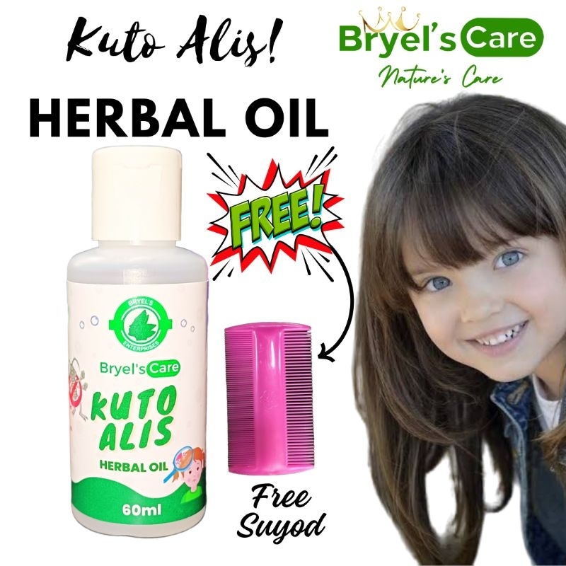 Bryel's Care Kuto Alis /Kuto/Lice REMOVER HERBAL OIL 60ML | Shopee ...