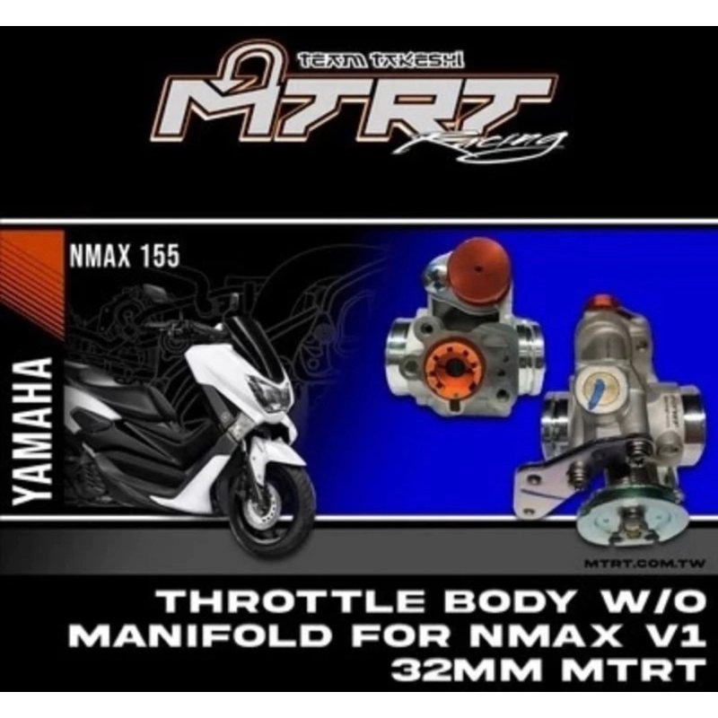 MTRT Throttle Body NMAX 155 V1 32mm 34mm 36mm w/ ISC | Shopee Philippines