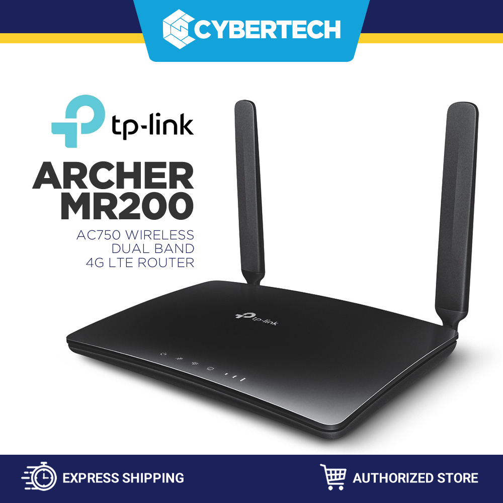Cybertech TP-Link Archer MR200 AC750 Wireless Dual Band 4G LTE Router ...