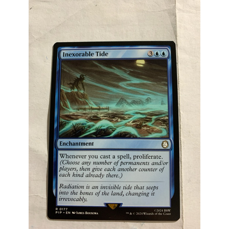 Magic the Gathering Card Inexorable Tide | Shopee Philippines