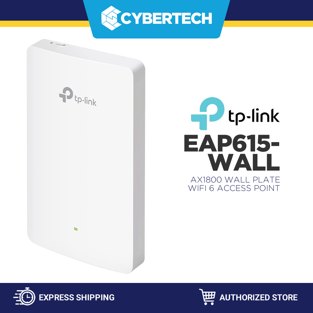 Cybertech TP-Link EAP615-Wall AX1800 Wall Plate WiFi 6 Access Point ...