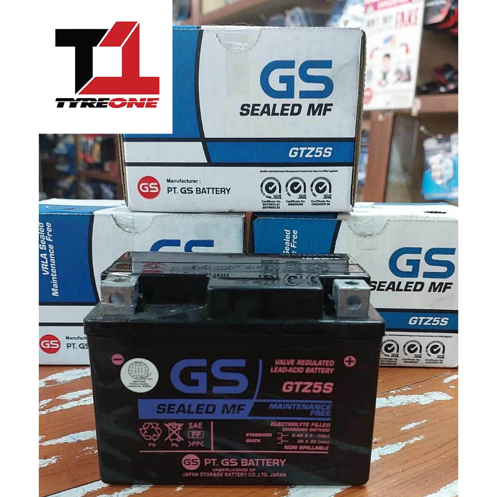 GS BATTERY GTZ5S (4L) | Shopee Philippines