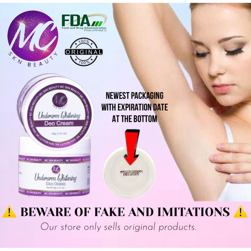 𝐎𝐑𝐈𝐆𝐈𝐍𝐀𝐋 MC Deo Cream Underarm Whitening Deo | AntiPerspirant ...