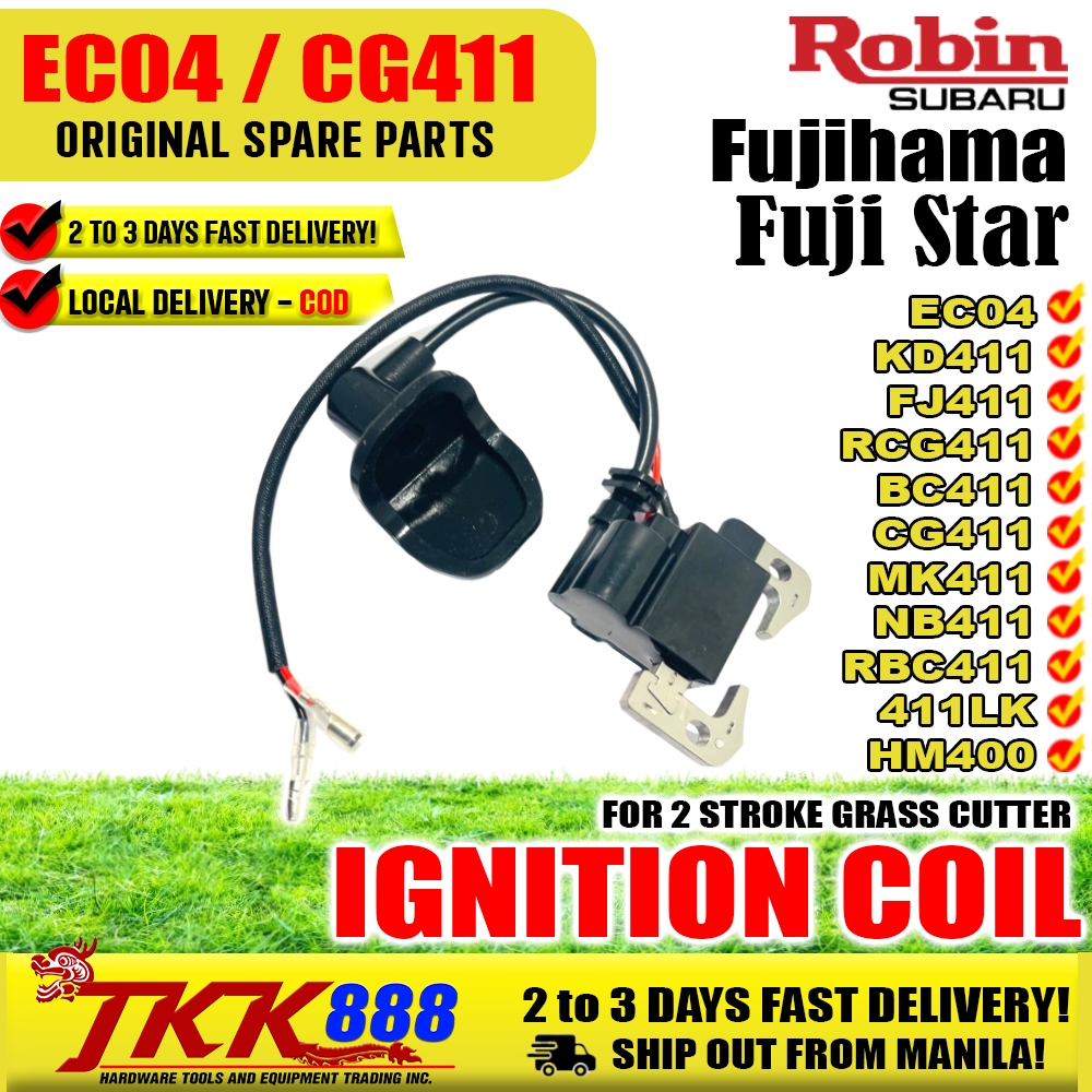 Fujihama Grass Cutter EC04/CG411 Ignition Coil for Robin EC04, BC411 ...