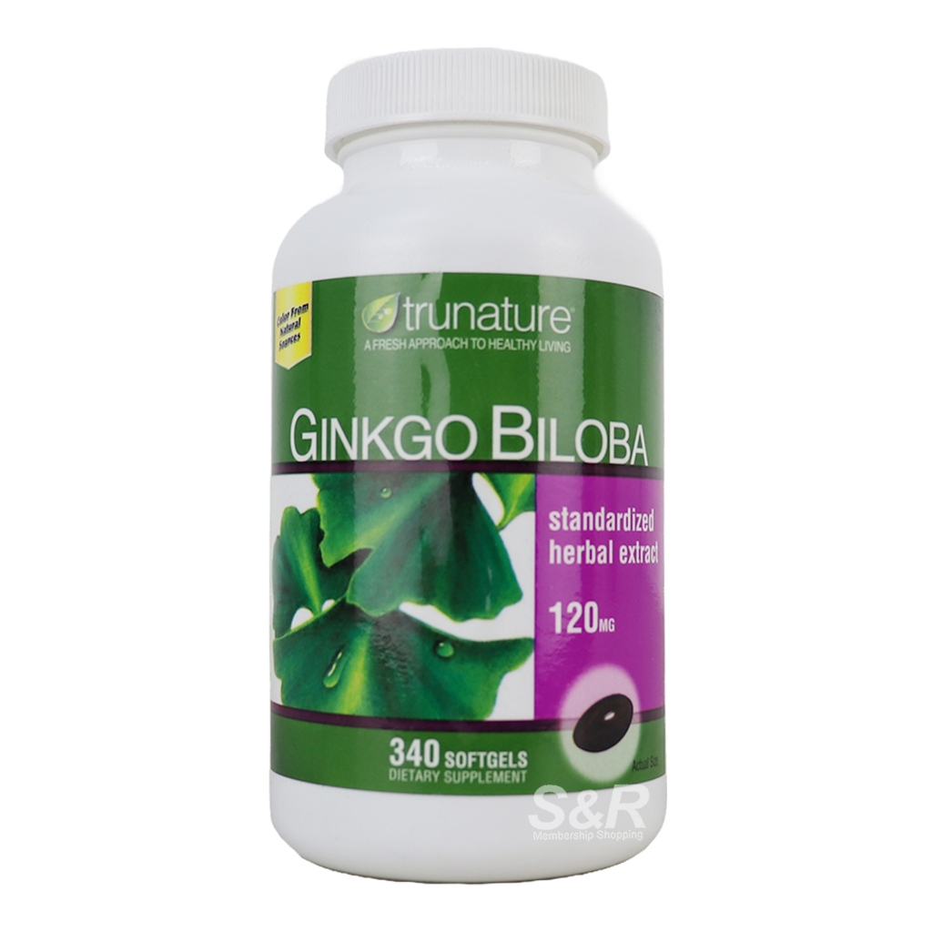 Trunature Ginkgo Biloba 340softgels Shopee Philippines