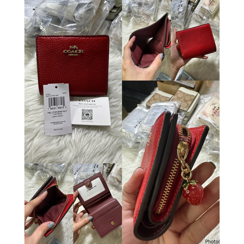 AUTHENTIC ORIGINAL COACH SMALL SNAP WALLET COIN PURSE Shopee Philippines