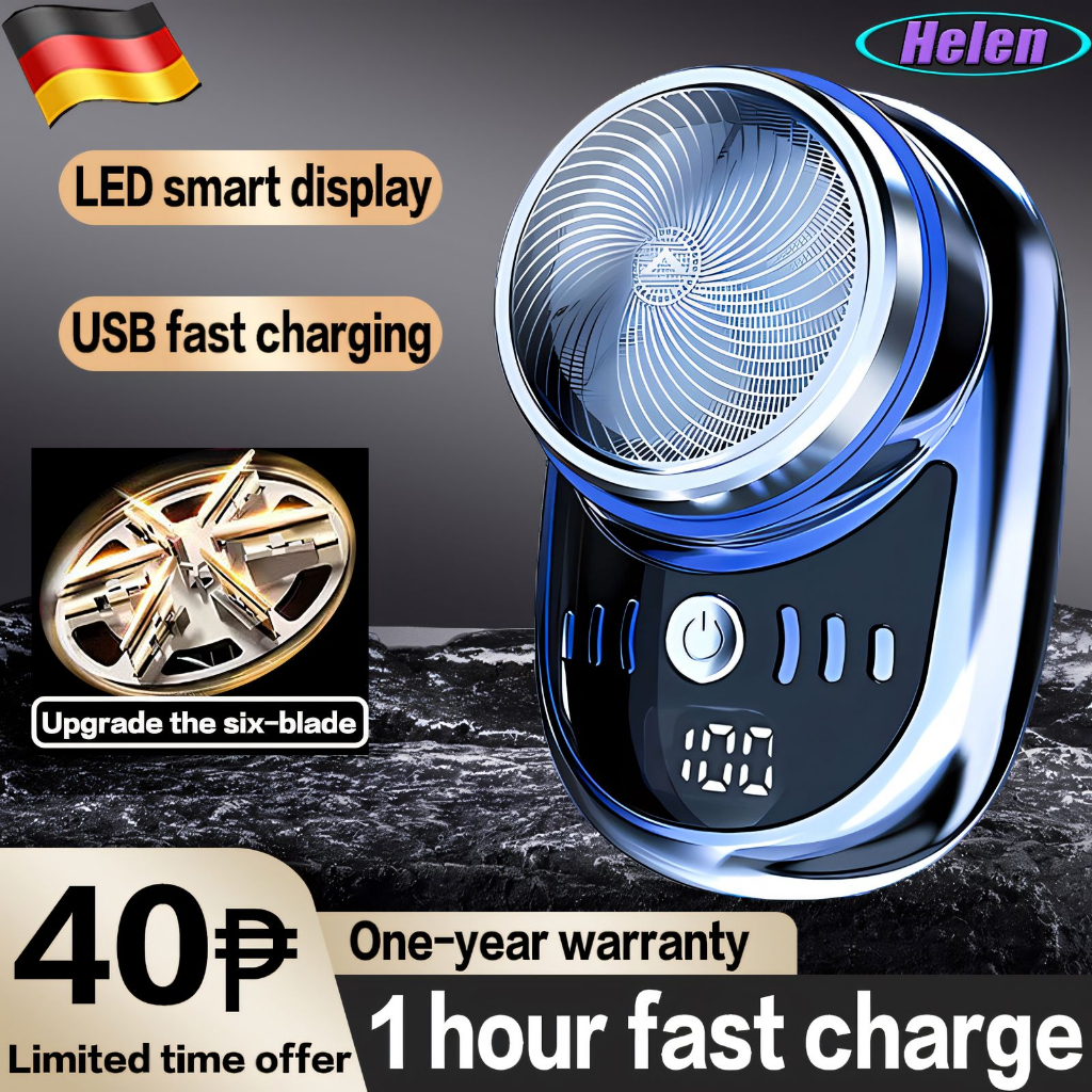 [Extra blade]Portable Electric Shaver For Man Rechargeable Trimmer ...