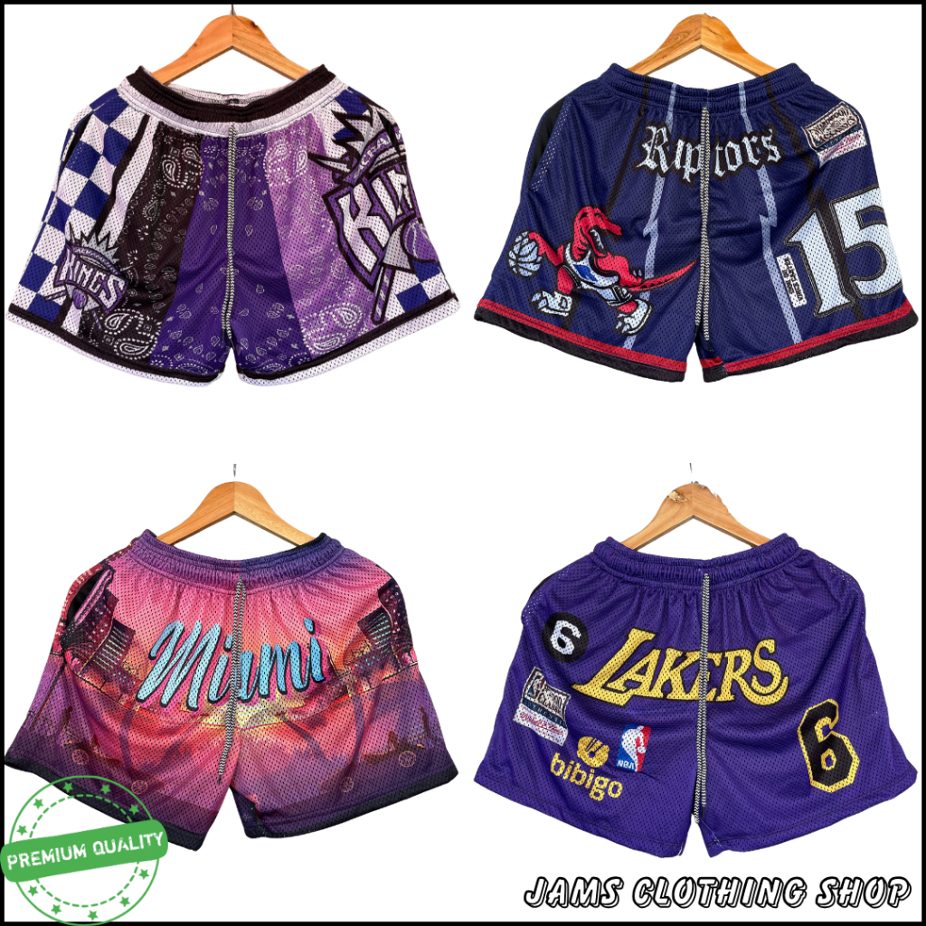 Mesh Short Above the Knee Style NBA Basketball Designs Trendy Fashion JAMS Clothing Shop Shopee Philippines
