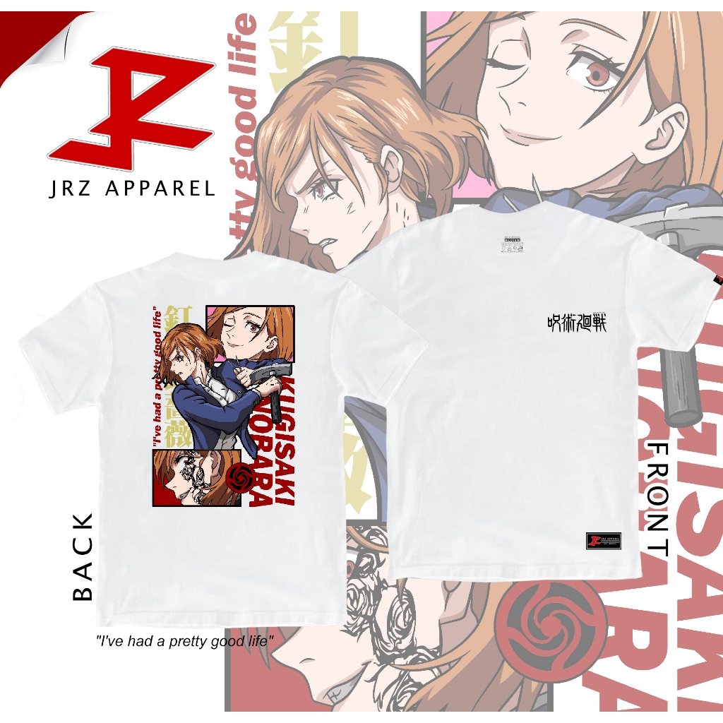 JRZ Apparel Kugisaki Nobara - JJK - Jujutsu Kaisen - Anime Shirt ...