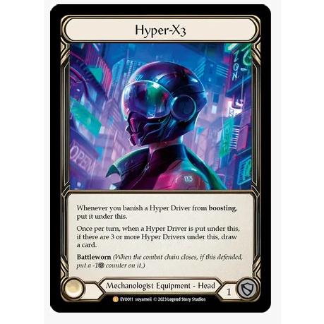 Flesh and Blood TCG Singles - Hyper-X3 - Mechanologist Equipment ...