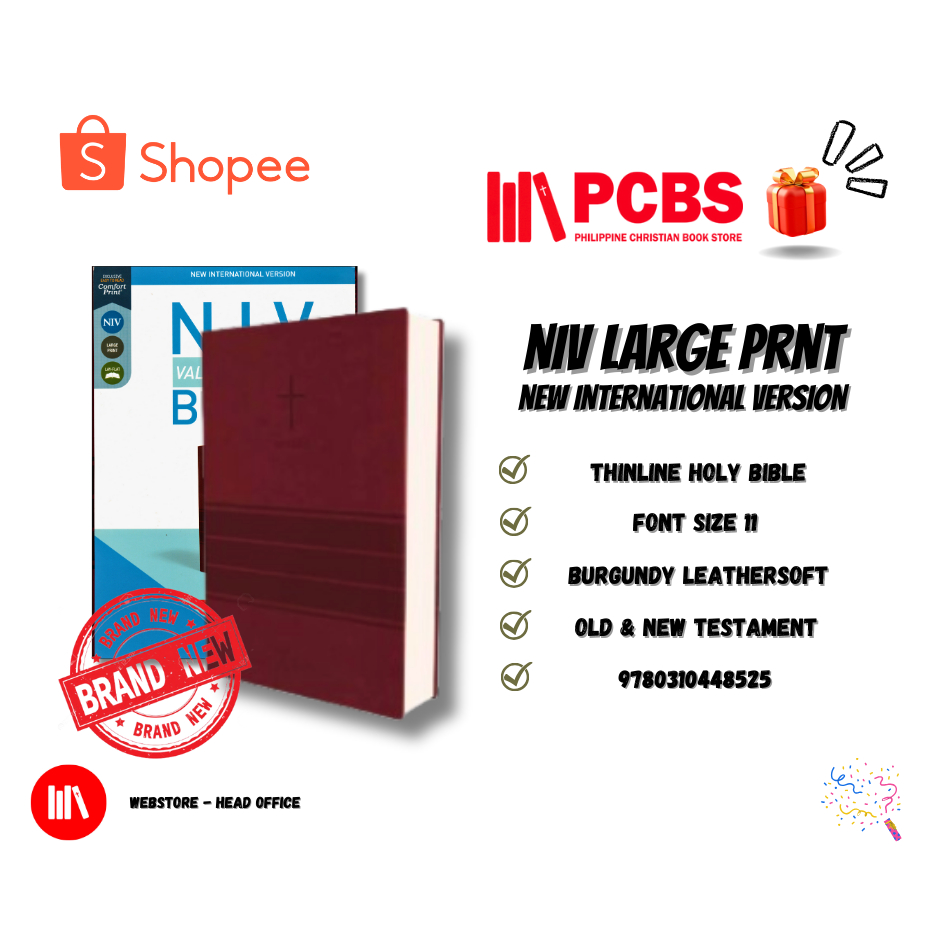 PCBS NIV Large Print Value Thinline (HOLY BIBLE/FONT SIZE 11/BLACK ...