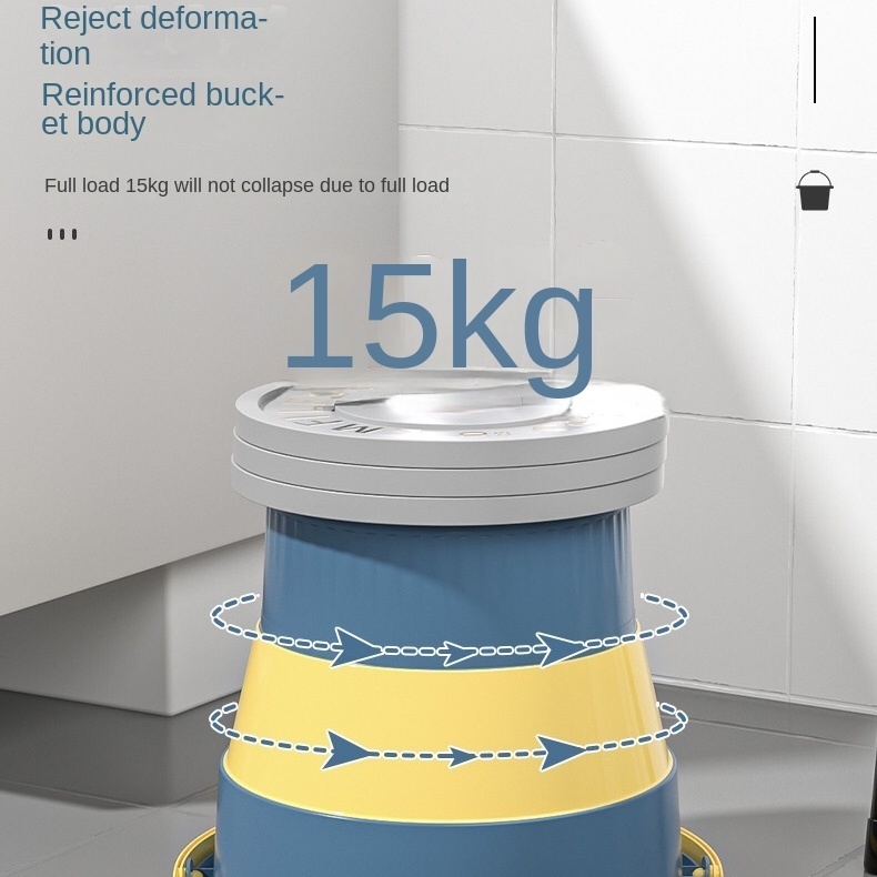 2025 portable foldable Plastic bucket Car Wash pail collapsible Foot ...