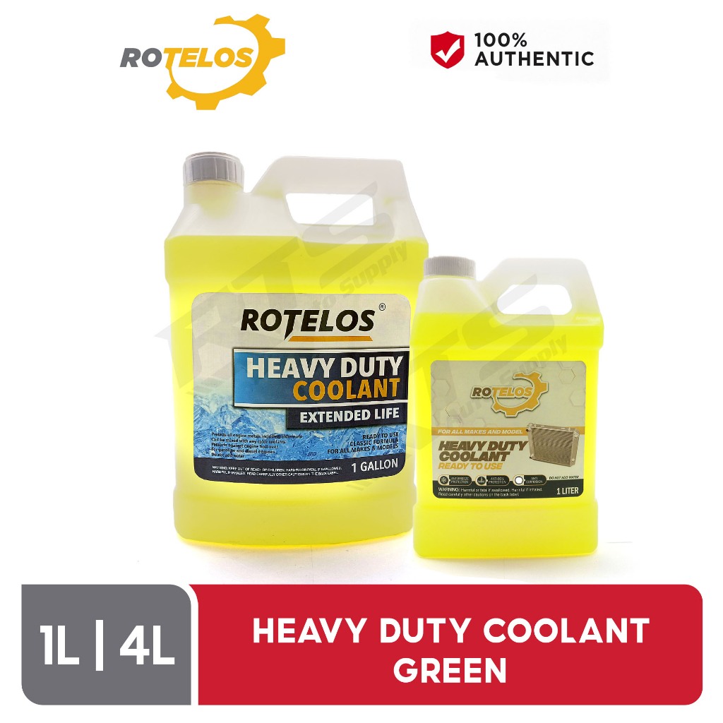 Rotelos Heavy Duty Coolant Green - Car and Motorcycle 1Liter / 1L ...