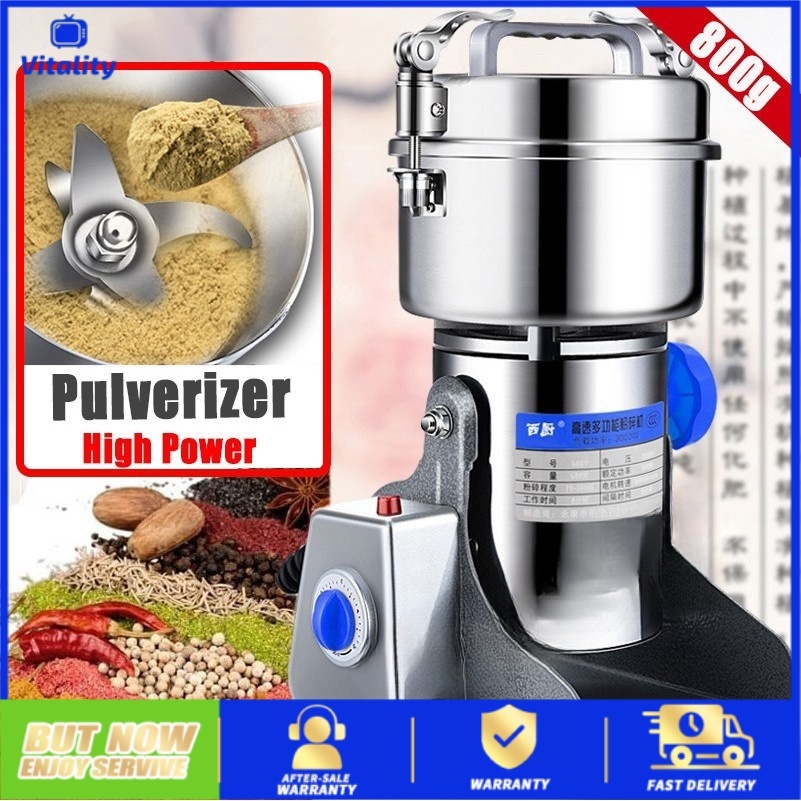 High-speed electric grain Grinder Electric Grinder Herbal Powder Miller ...