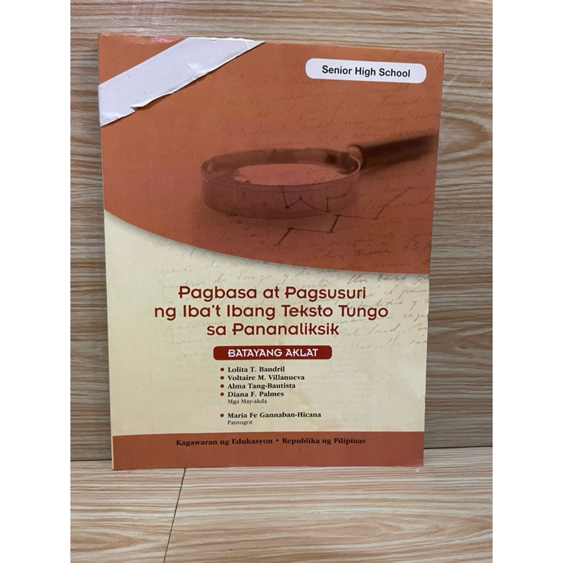 Pagbasa at Pagsusuri ng Iba’t Ibang Teksto Tungo sa Pananaliksik ...