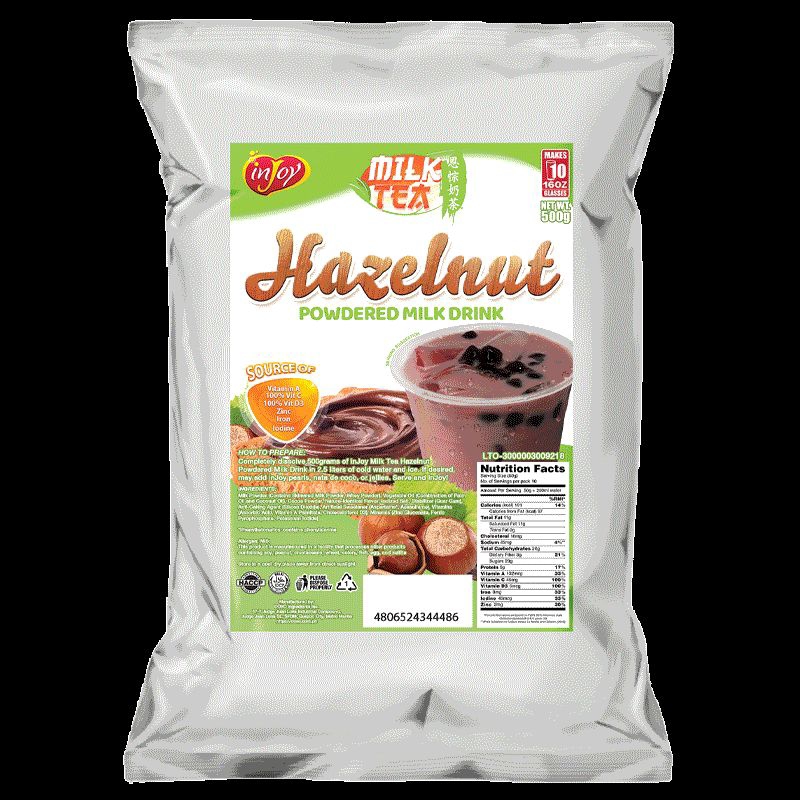 inJoy Milktea Hazelnut Powder 500g | Shopee Philippines