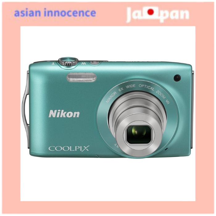 Direct from japan】 Nikon Digital Camera COOLPIX S3300 Mint Green