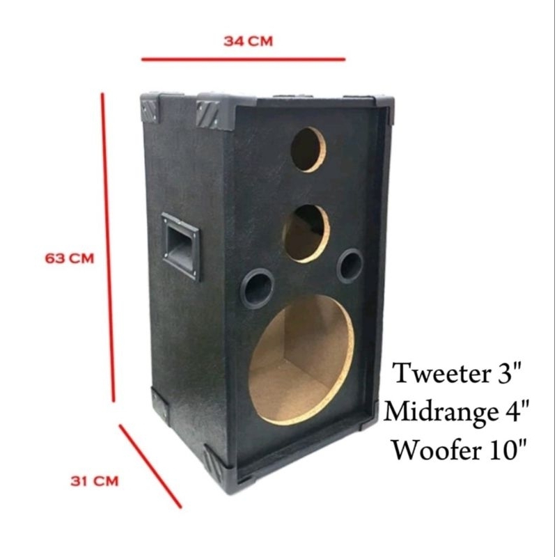 1PC Speaker Box 10inches 3way (Box only) | Shopee Philippines