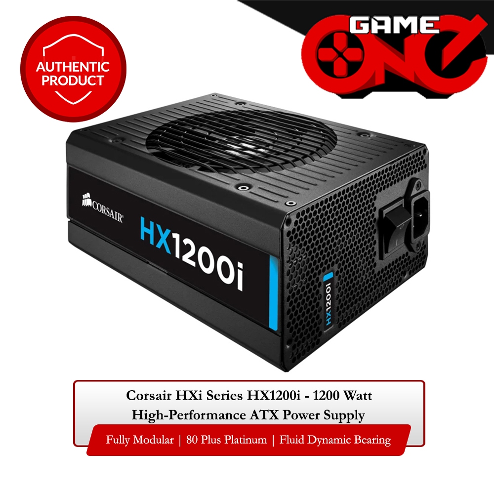 Corsair HXi Series HX1200i HighPerformance ATX Power Supply 1200 Watt 80 Plus® PLATINUM