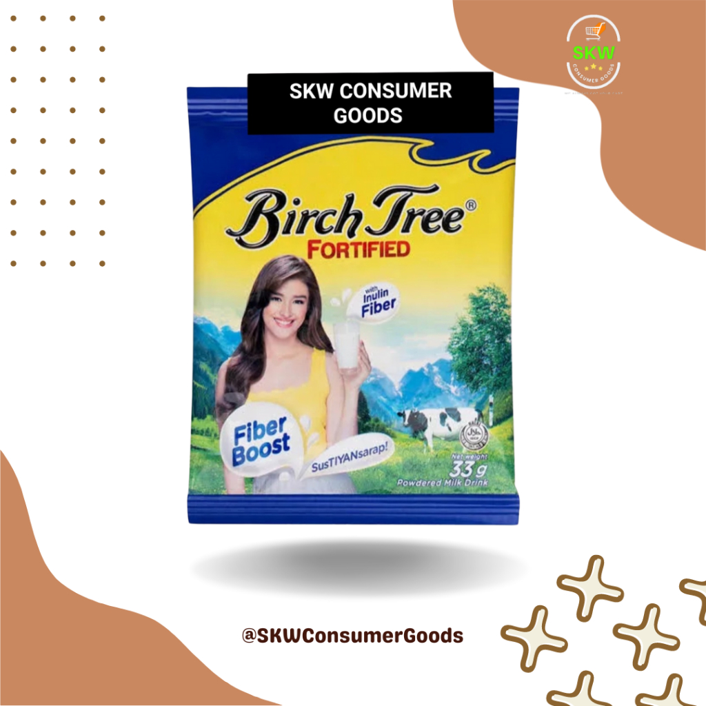 Birch Tree 33g x 8pack Fortified Milk Drink: Mix 3–4 tablespoons of ...