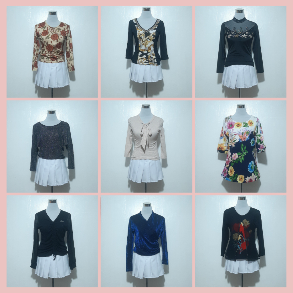AFFORDABLE Preloved Long-sleeve Tops Collection Formal Attire | Shopee ...