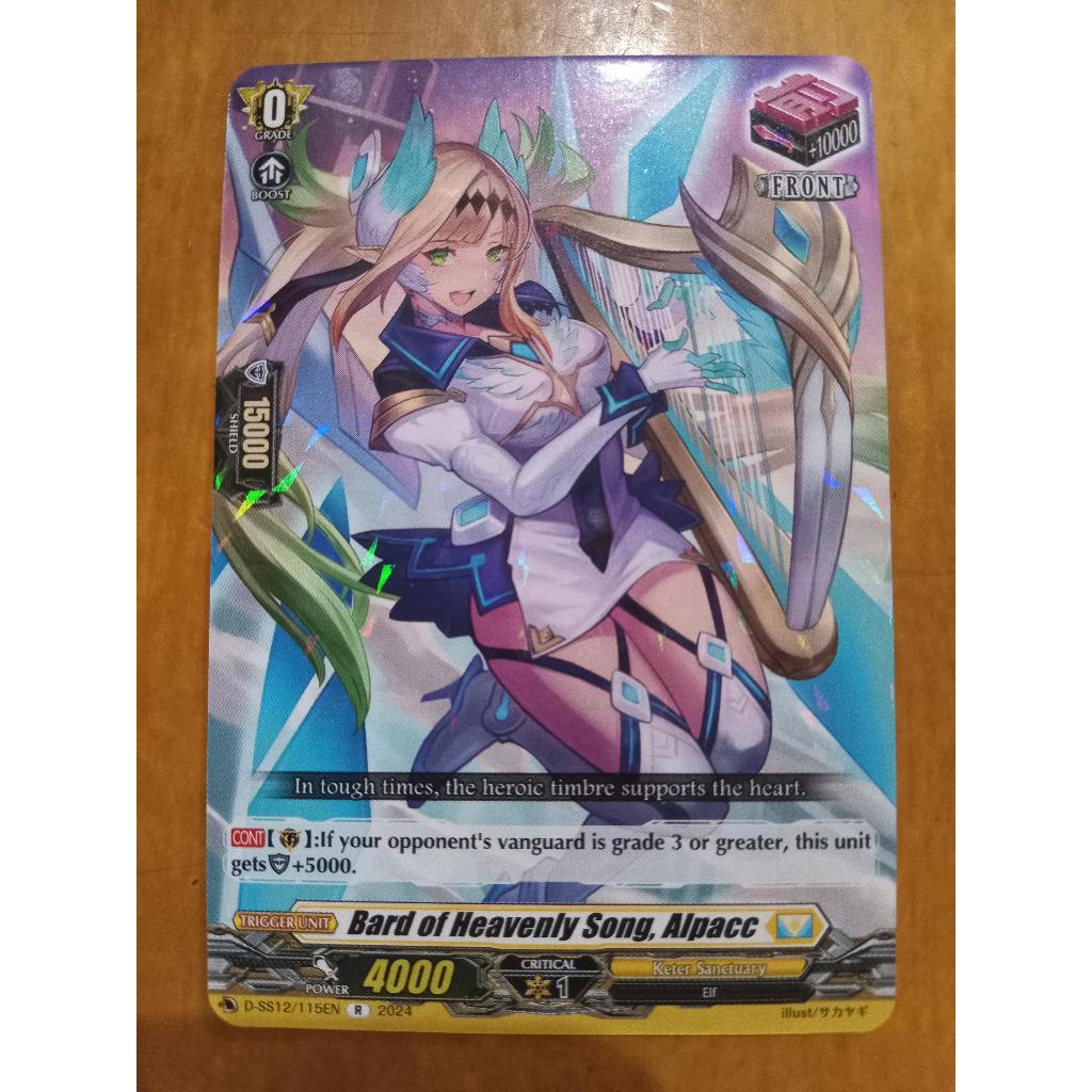 CFV Bard of Heavenly Song, Alpacc R Re R+ D-SS12 Cardfight Vanguard ENG ...