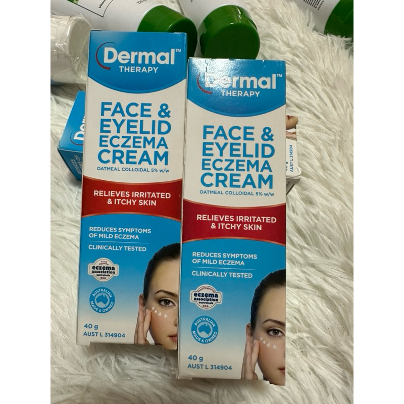 Authentic Dermal Therapy Face and Eyelid eczema cream 40g Shopee