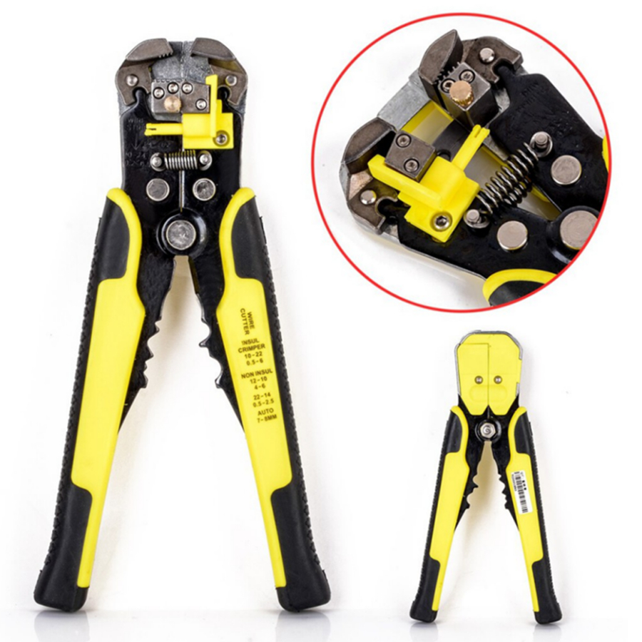 Professional Automatic Wire Striper Cutter Stripper Crimper Pliers Tool ...