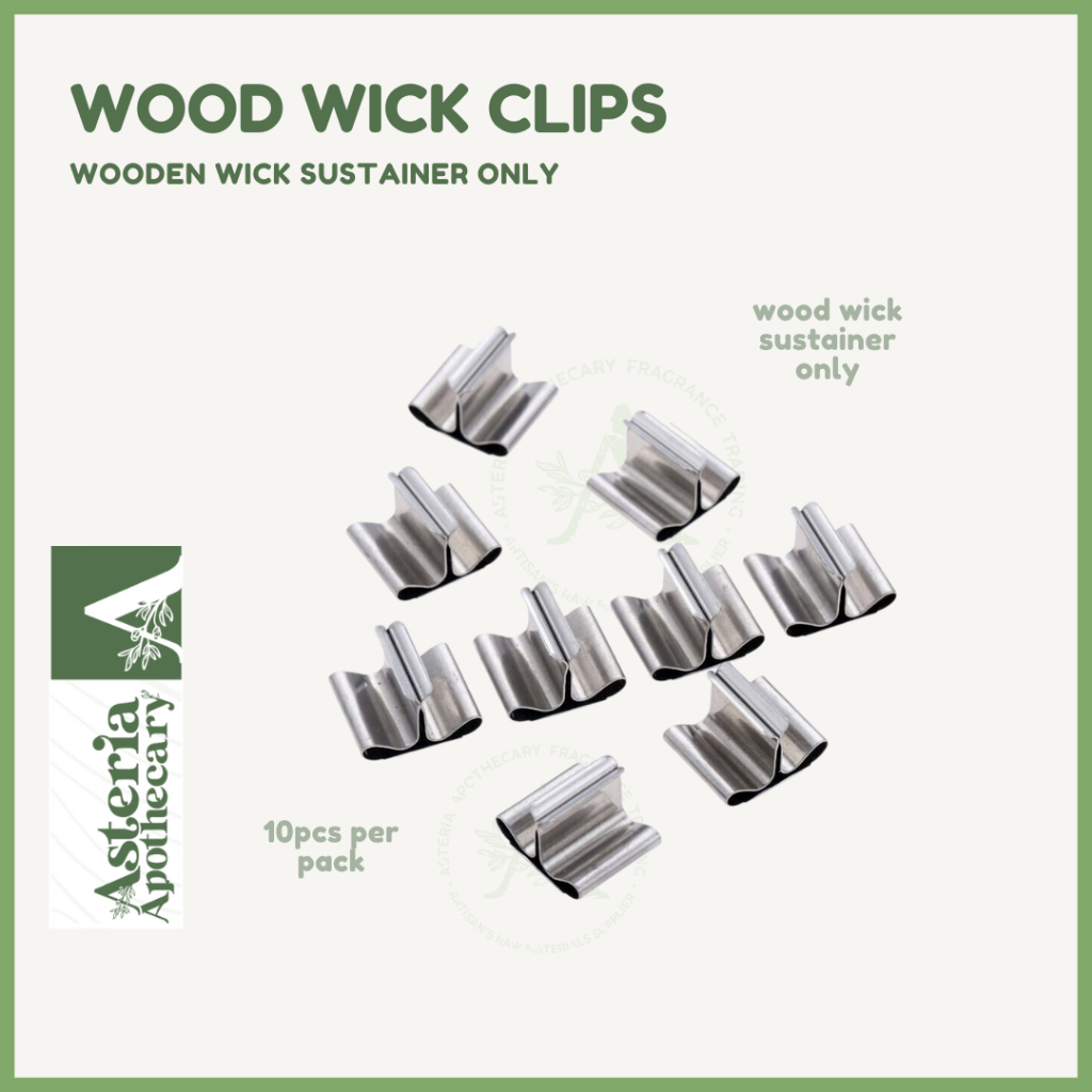 Wood Wick Clips (10pcs per Pack) - Asteria Apothecary | Shopee Philippines