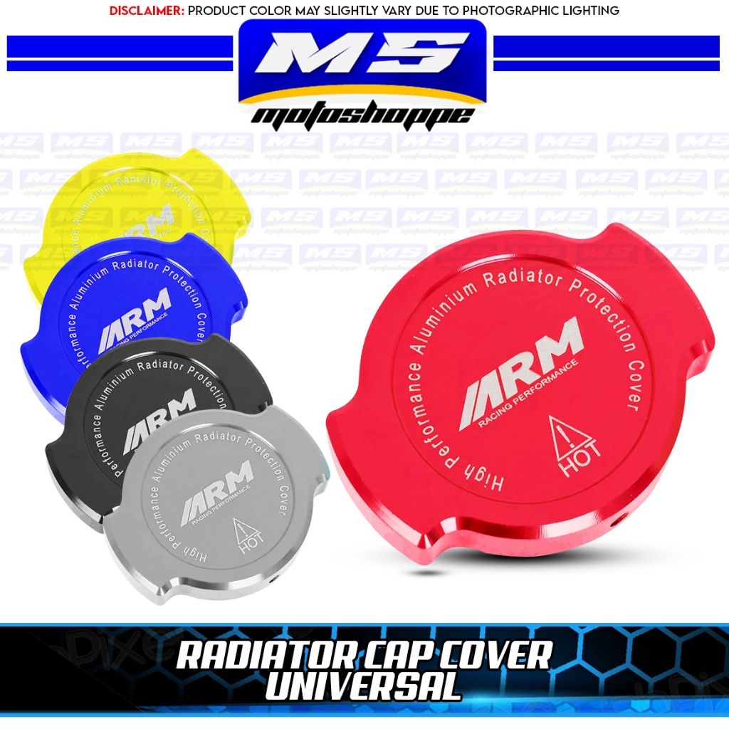 ARM RADIATOR CAP COVER UNIVERSAL - MOTOSHOPPE MOTORCYCLE | Shopee ...