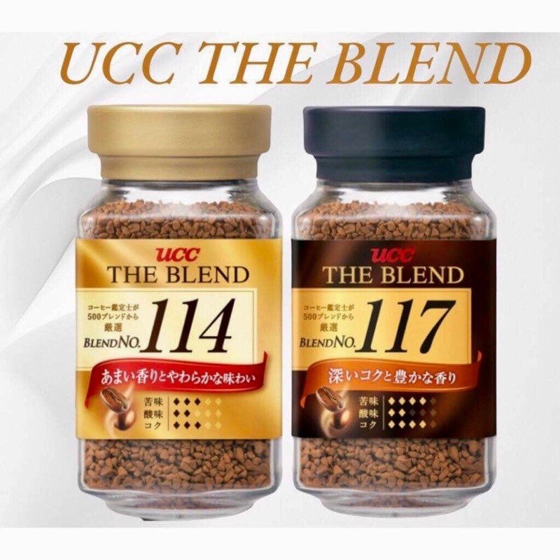 Japan UCC THE BLEND Coffee (BLEND NO. 117/BLEND NO. 114) 90g | Shopee ...