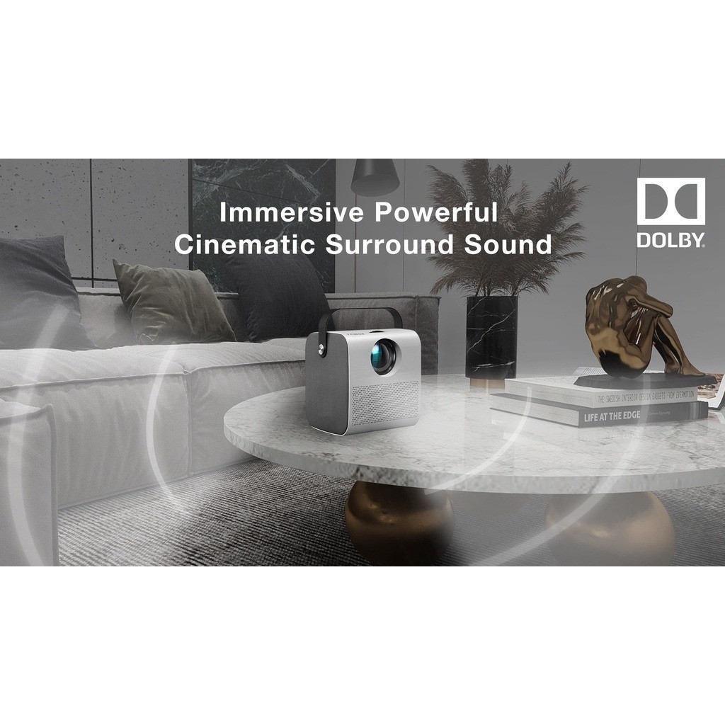 Android Projector Q3 PRO Portable Smart 4K Full HD Projector IOS ...