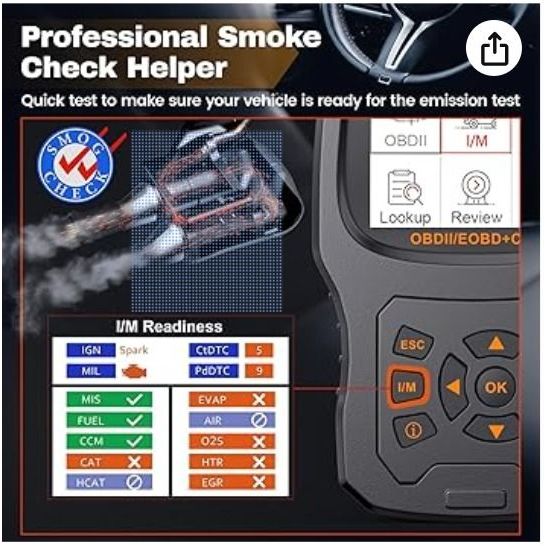 ANCEL AD530 OBD2 Scanner Diagnostic Tool with Battery Test Car Engine