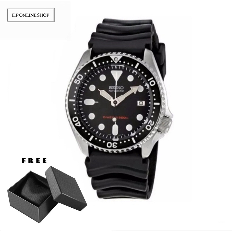 Seiko divers watch rubber strap cheap