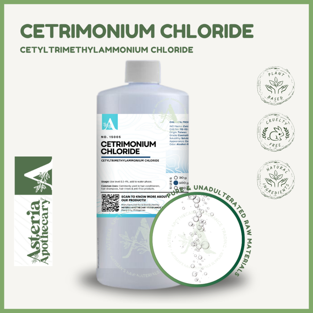 Cetrimonium Chloride (250ML, 500ML, 1KG) - Asteria Apothecary | Shopee ...