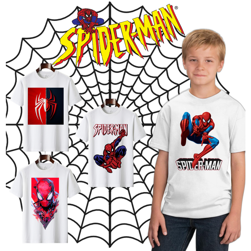SPIDER MAN tshirt for kid HD /sublimation print/ 1 to 12 years old | Shopee Philippines
