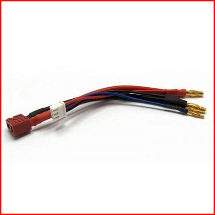 T plug to bullet plug adapter with balance lead harness for 2s hardcase ...