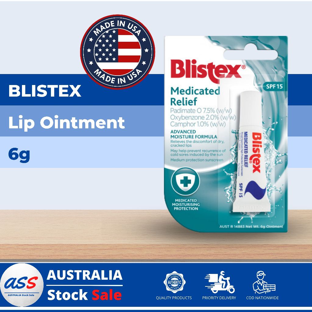 blistex-medicated-relief-lip-ointment-spf15-6g-shopee-philippines