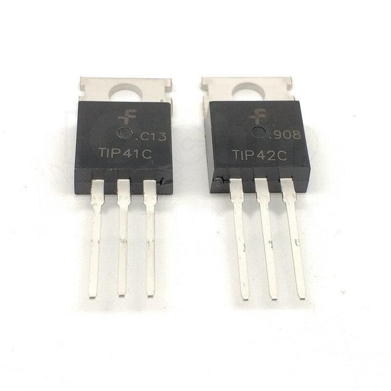 TIP41C TIP42C TO-220 Fairchild Bipolar Transistor Triode Original- SOLD ...