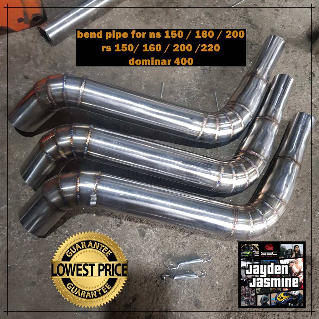 bend pipe for ns 150 160 200 rs 150 160 200 220 dominar 400 Shopee Philippines