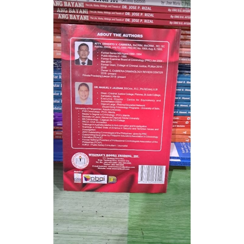 PHILIPPINE CRIMINAL PROCEDURE and Elements of Crimes Book 2 of RPC A ...