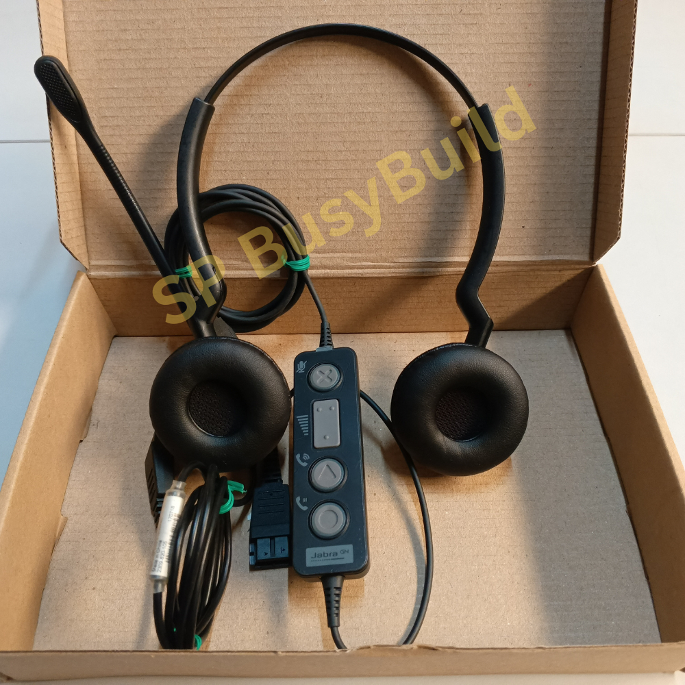 Jabra Biz 2300 Duo QD wired headset only or plus USB Link 230 or 260 ...