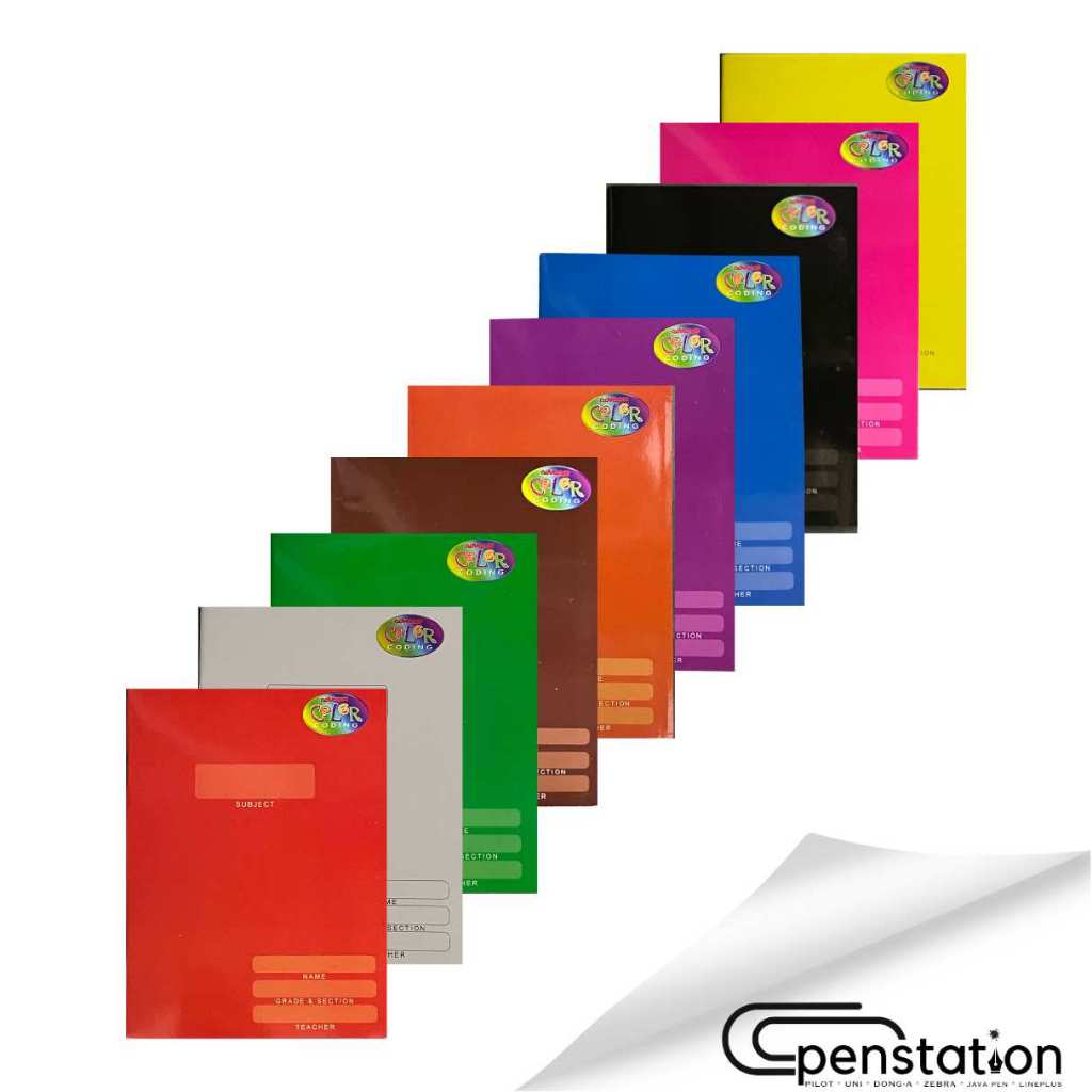 Advance Color Coding Composition Notebook - 1pc | Shopee Philippines